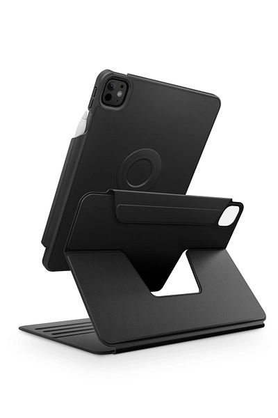 UNIQ Better By Design حافظة لجهاز iPad Pro 11 M4 Chip 2024 غطاء مغناطيسي Rovus SnapMount 360 °   غطاء مغناطيسي دوار