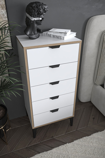 SARMOBİ Arden 5 Çekmeceli Şifonyer , Çamaşırlık