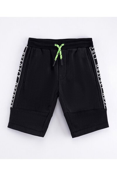 Minoti شورت من الصوف Respect - أسود