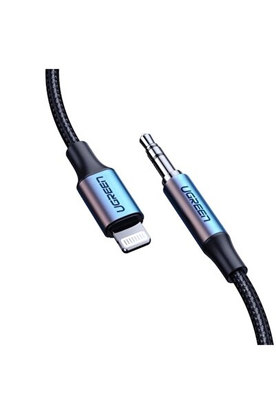 CLICK Cablu audio pentru telefon, conector compatibil Apple la Jack 1m, Gadge...