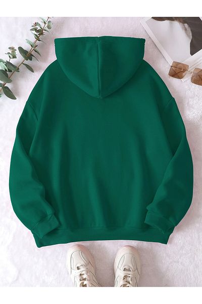 StartMore Khaki Unisex Men/Women Bb Colorful Custom Printed Oversize Hoodie