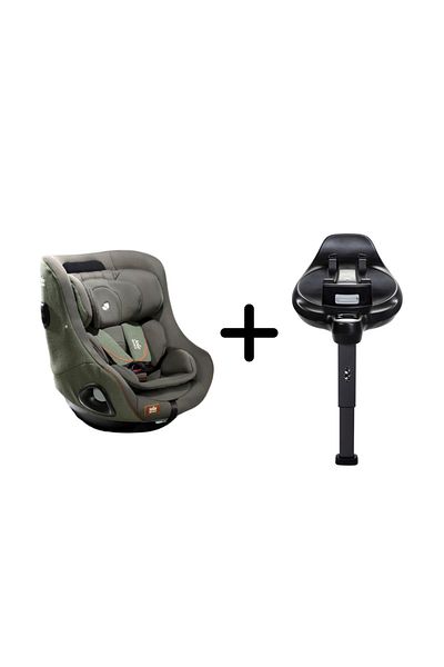 Joie - Set scaun auto rotativ i-Harbour Signature Pine, 40-105 cm + i-Size i-Base Encore, testat ADAC