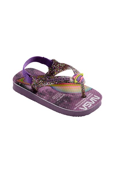 Havaianas Baby Nasa Flip Flops - Purple Iris