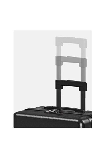 Flippy Travel Suitcase 56x35x22 cm, 4 Wheels, Adjustable Handle, ABS, 3-digit Lock, Pink