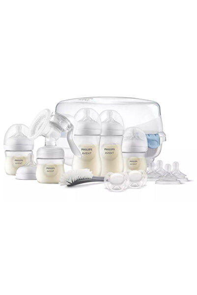 Philips Avent Manual breast pump, Philips Avent, Gift set with Response anti-colic bottles