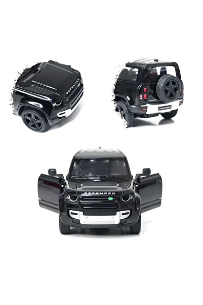 Kinsmart Land Rover Defender 90 Black 1:36 Officially Licensed Die-Cast Metal Model Car