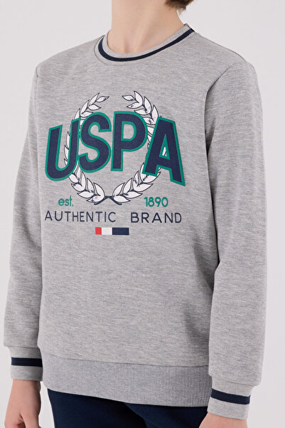 U.S. Polo Assn. ERKEK ÇOCUK EŞOFMAN TAKIMI - GRİ MELANJ