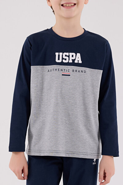 U.S. Polo Assn. U.S. Polo Assn Erkek Çocuk Lacivert Pijama Takımı