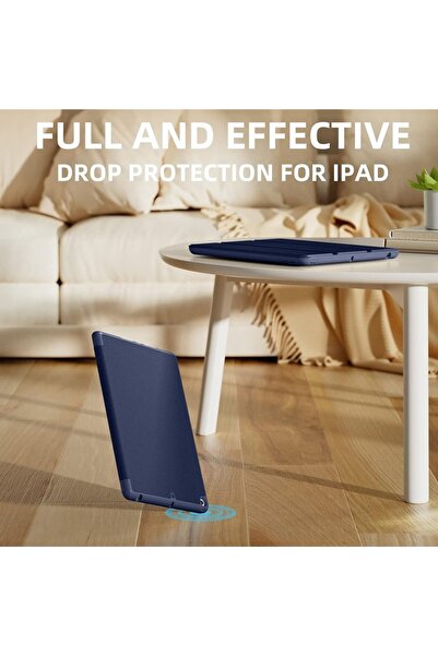 CLICK Husa Protectie pentru iPad 10.2 2019/2020/2021, B59, TPU, Dark Blue
