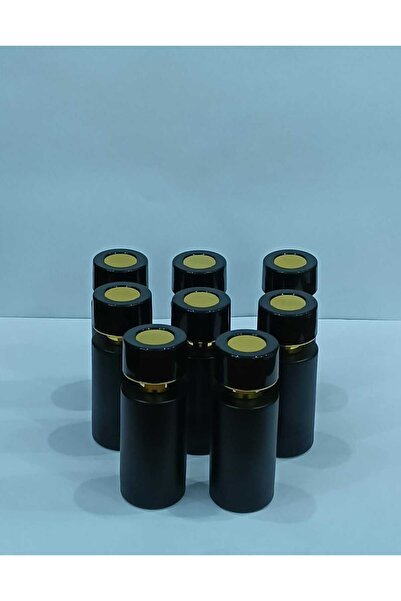 OEM Lüks Siyah Doldurulabilir Parfüm Şişesi 50 ml – 8'li Set