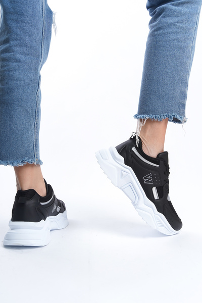 Hvz Kadın Yüksek Taban Günlük Sneaker Ayakkabı