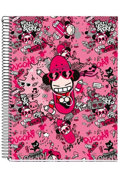 Rtc Pucca Enjoy Life spiral notebook, A4, mathematics, 1