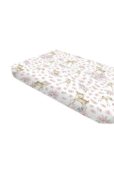 MimiNu Cearceaf cu elastic, MimiNu, Pentru pat 160x80 cm, Din bumbac certificat Oeko Tex Standard 100