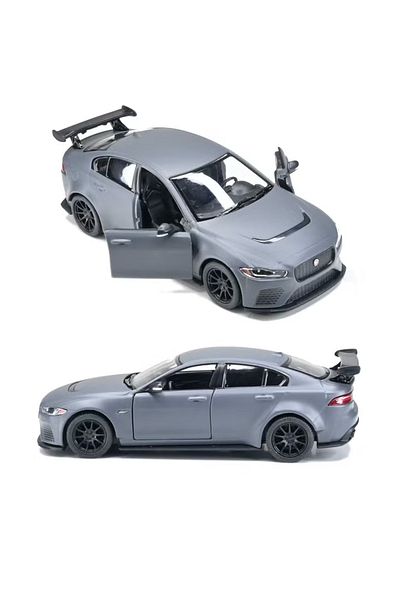 Kinsmart Jaguar XE SV Project 8 Matte Grey 1:36 Officially Licensed Die-Cast Metal Model Car