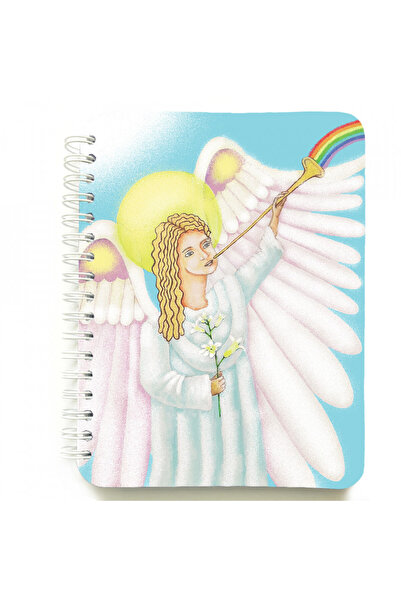 Editura Soapta stelelor Carnet cu spira Arhanghelul Gabriel, 12 x 16 cm, 100 ...