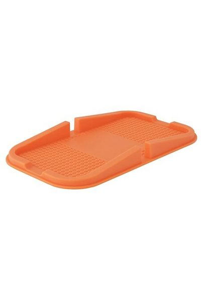 Bibilel Anti-slip Dashboard Mat for Car, Rubber Silicone, Orange