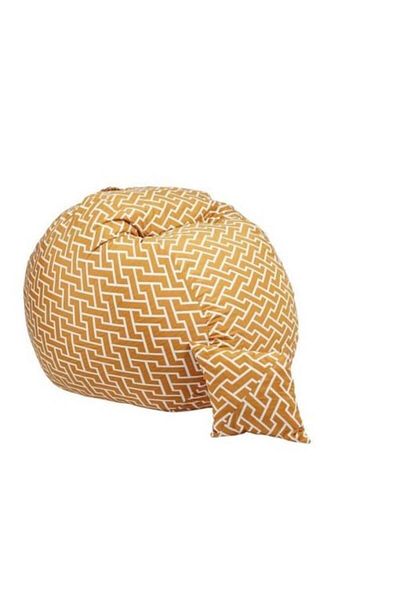 Pufrelax Set Fotoliu King Size cu Perna, Material Textil - Zippity Orange
