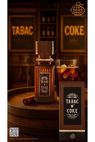 Fragrance World Eau de Parfum Tabac N'Coke by Fragrance World, Men, 100 ml