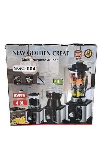 Generic 6 Functions in 1 Electric Blender NEW GOLDEN CREAT | 4.0L Capacity | NGC-004