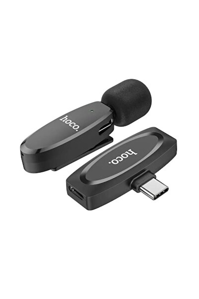 Hoco Microfon pentru telefon cu mufă Type-C 80mAh, X789, negru