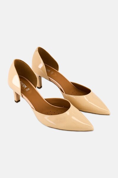 Geox Women Slip On Pumps, Beige