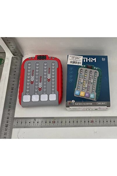 Flippy Interactive Rhythm Toy, 3+ years, ABS, 6 Levels, 15x3x11 cm, Musical, Red