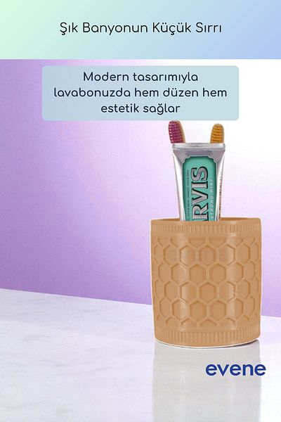 Evene Θήκη οδοντόβουρτσας Βάση οδοντόβουρτσας Βάση οδοντόβουρτσας Cappuccino Color Model 81