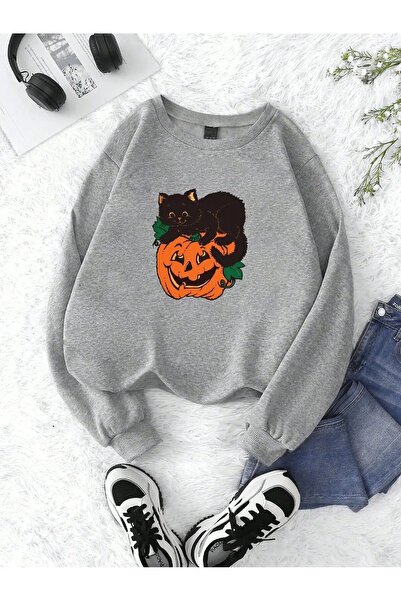 DAXİS Sportwear Company Φούτερ με στάμπα Unisex με θέμα HALLOWEEN
