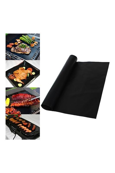 CLICK Grătar antiaderent din folie pentru grătar, reutilizabil, cu suprafață netedă, 400 x 330 mm
