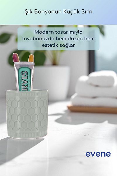 Evene Θήκη οδοντόβουρτσας Βάση οδοντόβουρτσας Βάση οδοντόβουρτσας Ανοιχτό γκρι Χρώμα Μοντέλο 81