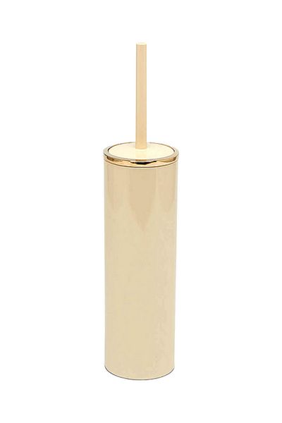 Prima Nova Lenox Glossy Finish Durable Plastic Toilet Brush and Holder