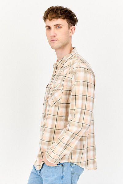 Levi's Men Regular Fit Checkered Long Sleeve Casual Shirt, Multicolor