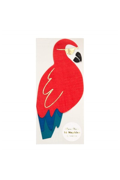 Meri Meri Pirate Parrot Napkins (16 Pcs)