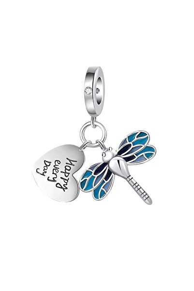 Lux Design 925 Ayar Gümüş Yusufçuk Happy Charm