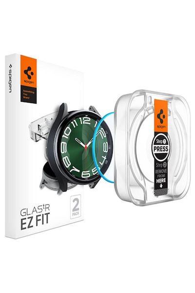Spigen Folie pentru Samsung Galaxy Watch6 Classic 47mm (set 2), Glas.TR EZ FIT, Clear