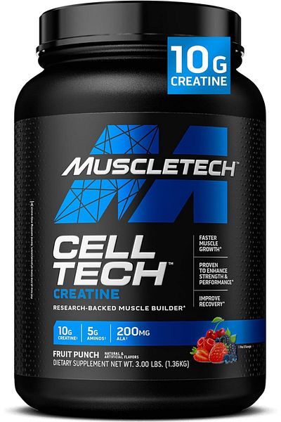 MUSCLETECH Cell Tech Creatine - Fruit Punch 3.00 lbs