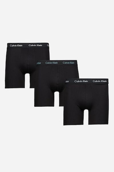 Calvin Klein , Set of boxers with logo - 3 pairs, Black, Anthracite Grey, L