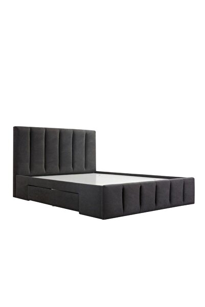 Danube Home Vista 150x200 Queen Bed with 4 Drawers - Black L220xW161xH111cm