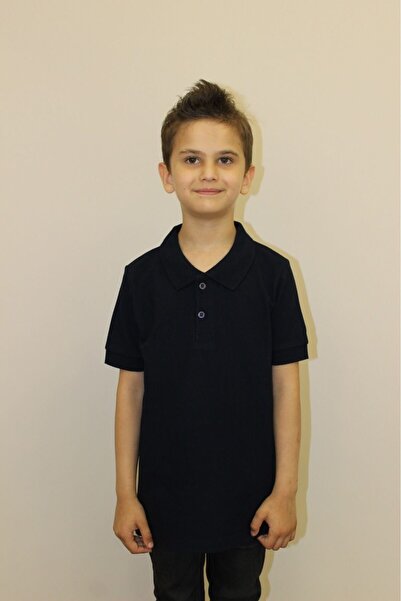 Selkar Global Παιδικό 100% βαμβακερό μονόχρωμο μπλουζάκι πόλο με κοντό μανίκι...