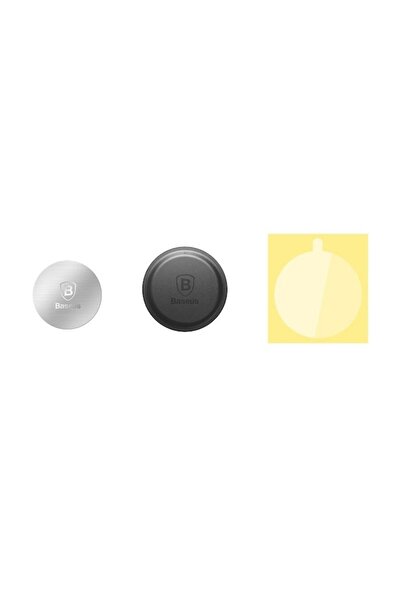 Baseus Metal Plate Set for Magnetic Holder, Baseus, 2 Pieces, Black/Silver