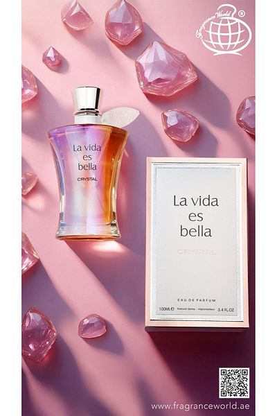 Fragrance World Eau de Parfum La Vida Bella Crystal by Fragrance World, Women, 100 ml