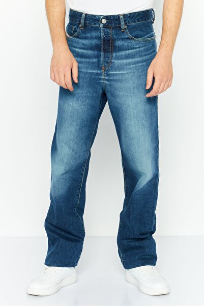 Diesel Men D-Rekiv Straight Fit Non Stretch Denim Jeans, Navy