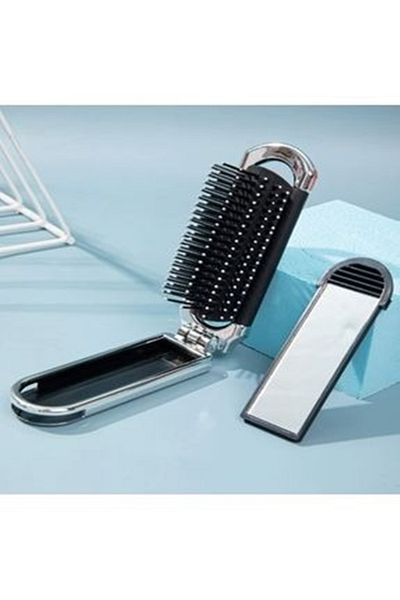 gaman Foldable Mirror and Comb Set - Stylish and Practical Design