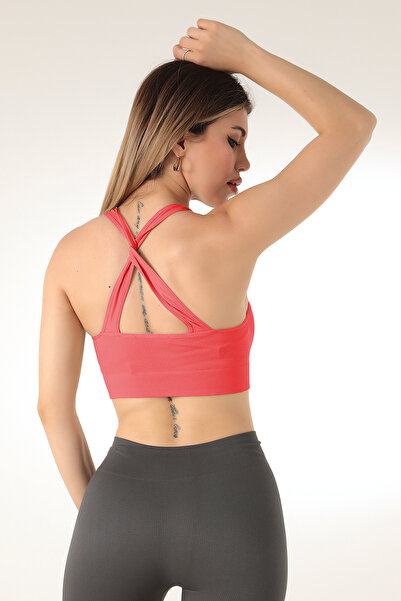 Doremi Seamless Knitted Cross Strap Bustier