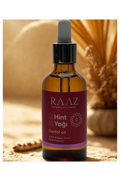RAAZ Castor Oil Castor Oil 50 ml 100% Cold Pressed