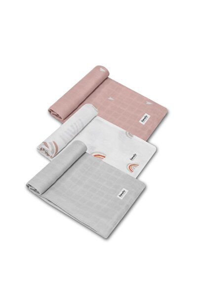 Lionelo_SP Set 3 museline, Lionelo, Bamboo, Multifunctionale, Din Bambus, 70x...