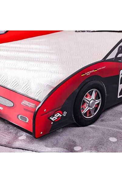 Danube Home Ranger Meteoric 90x190 Car Bed - Red L208xW97.5xH69.2cm