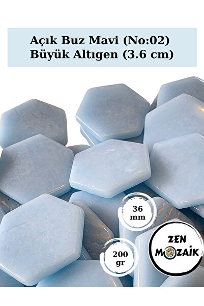 Zen Mozaik Mozaic hexagonal din sticlă pentru lucrările tale de mozaic artist...