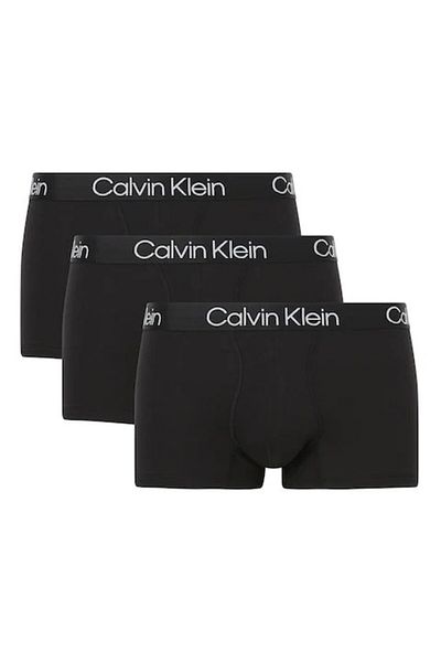 Calvin Klein , Set of boxers with logo waistband - 3 pairs, Black, XXL