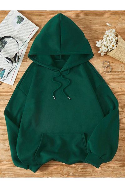 StartMore Khaki Unisex Women/Men Khaki Frog Colorful Custom Printed Cotton Oversize Hoodie